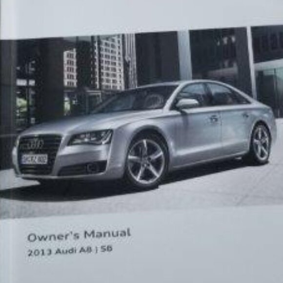 2013 Audi A8/S8 Owners Manual - Picture 1 of 2